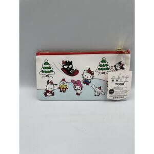 Hello Kitty & Friends Christmas Pencil/Makeup Pouch NEW WITH TAGS